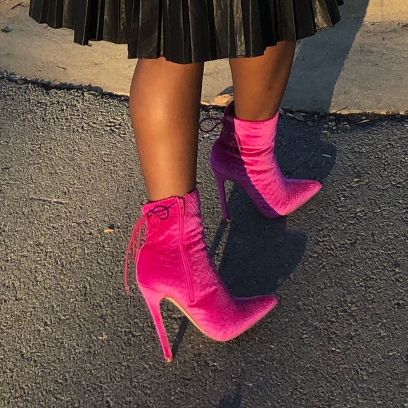 Pink Booties - Picture 3 of 3